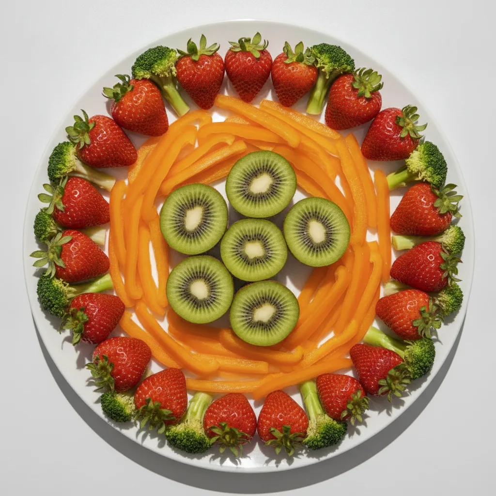 Colourful citrus and bell peppers rich in vitamin C